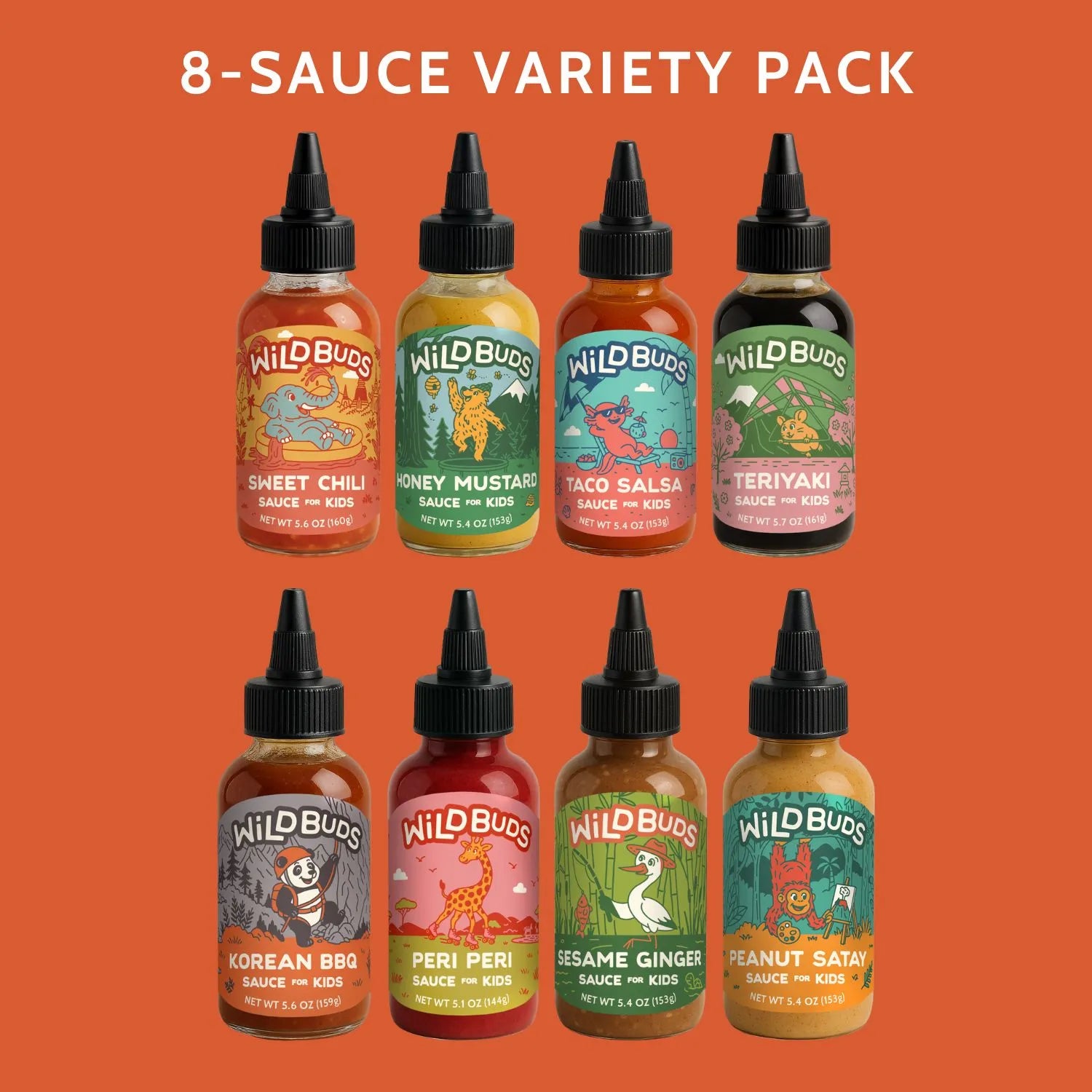 Around the World 8 Flavor Bundle for Kids - Wild Buds Around the World 8 Flavor Bundle for Kids - Wild Buds